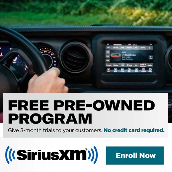 Sirius XM Dealer Program