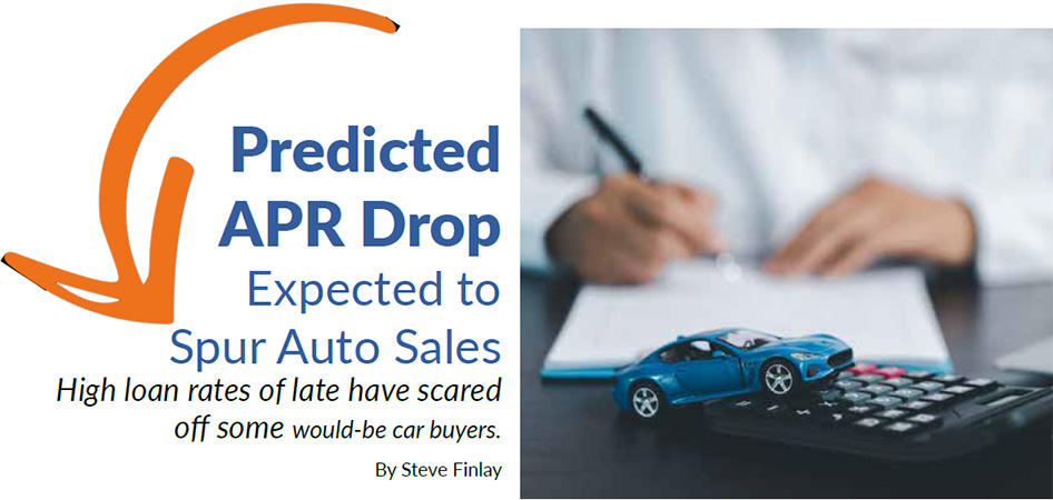 Predicted APR Drop Expected to Spur Auto Sales